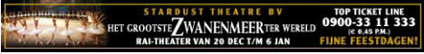 Stardust Theatre presenteert het grootste zwanenmeer ter wereld!